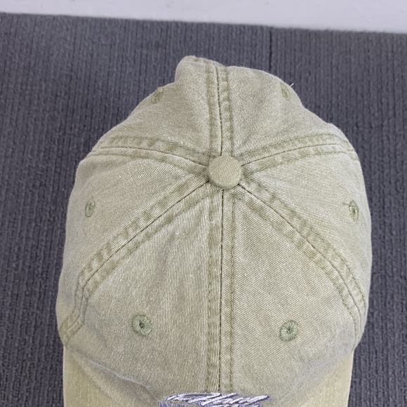 The Hang Out Bar & Grill Baseball Hat Unisex Adjustable Olive Green Strapback - Picture 5 of 15